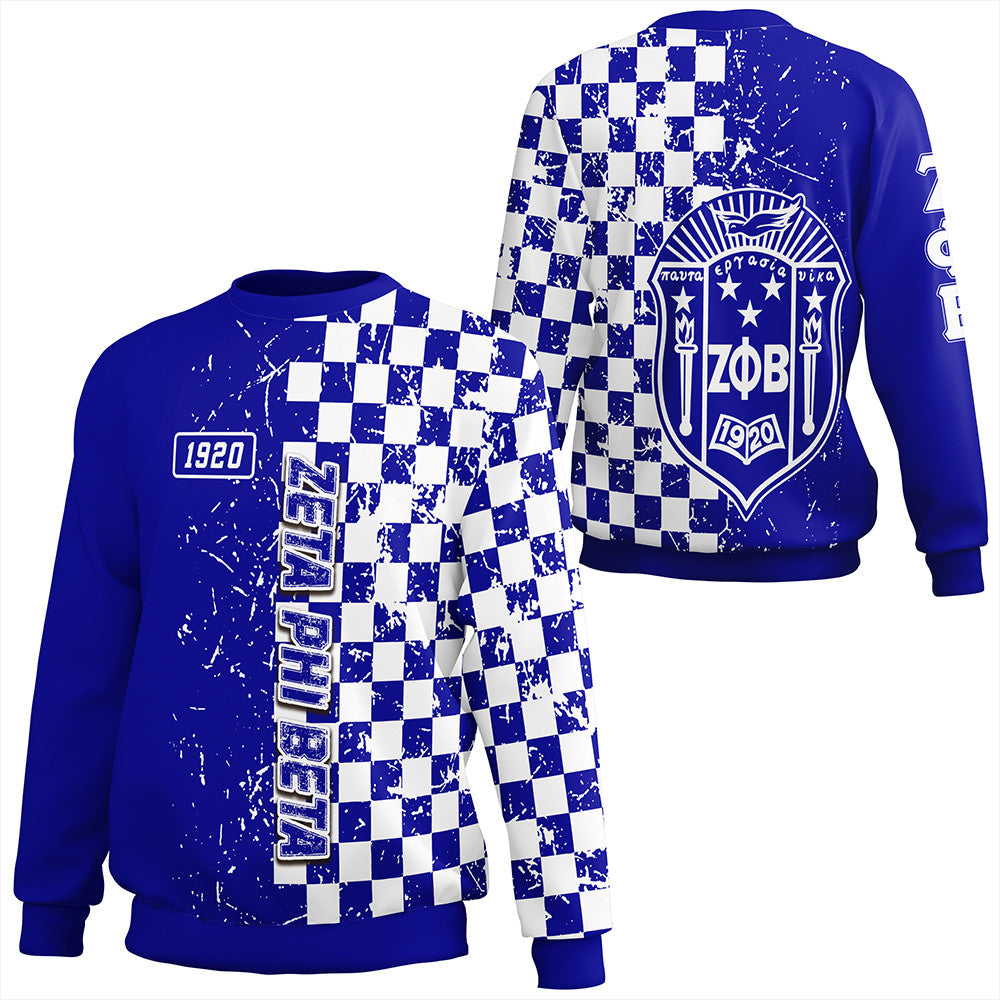 Sorority Sweatshirt – Zeta Phi Beta Caro Style Sweatshirts