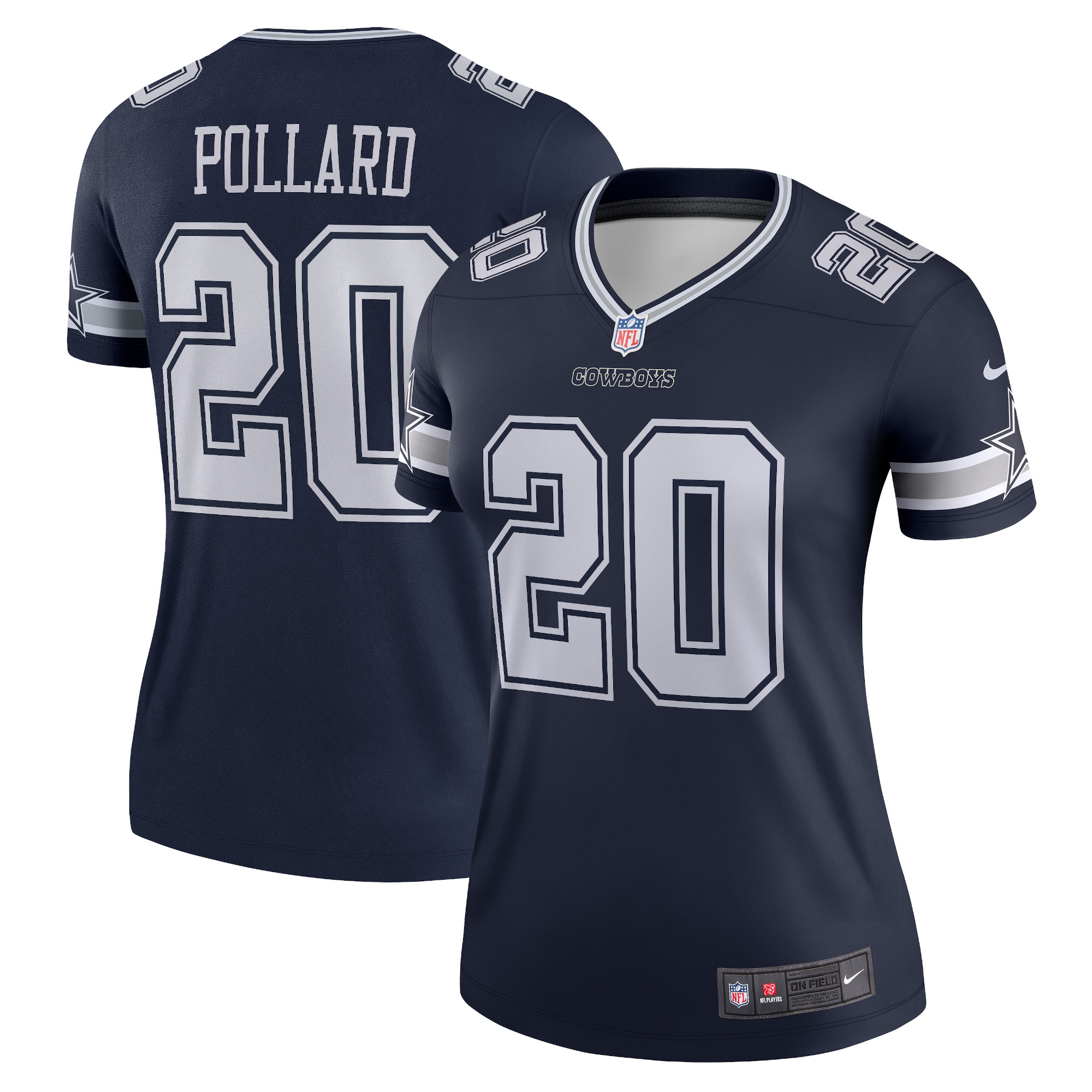 Tony Pollard Dallas Cowboys Women's Legend Jersey – Navy