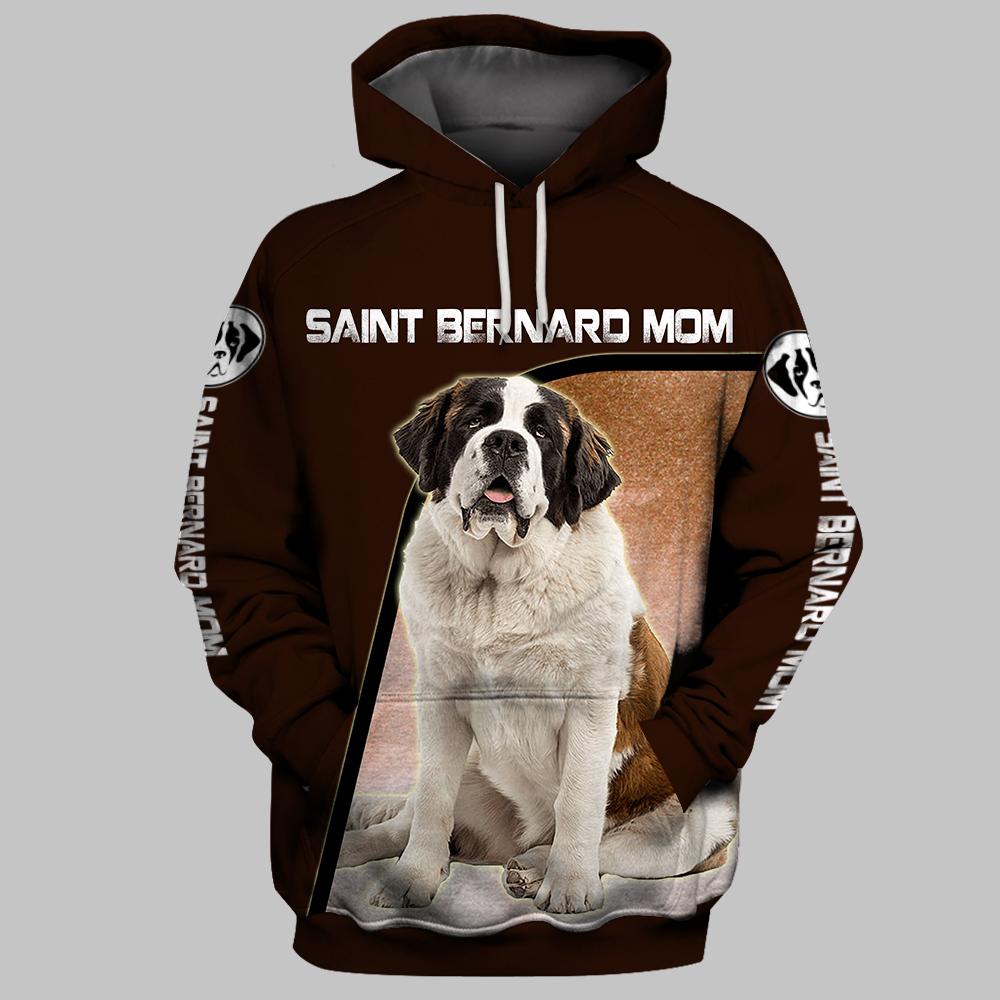 Saint Bernard Mom 3D Full Printing Shirt Limited Edition