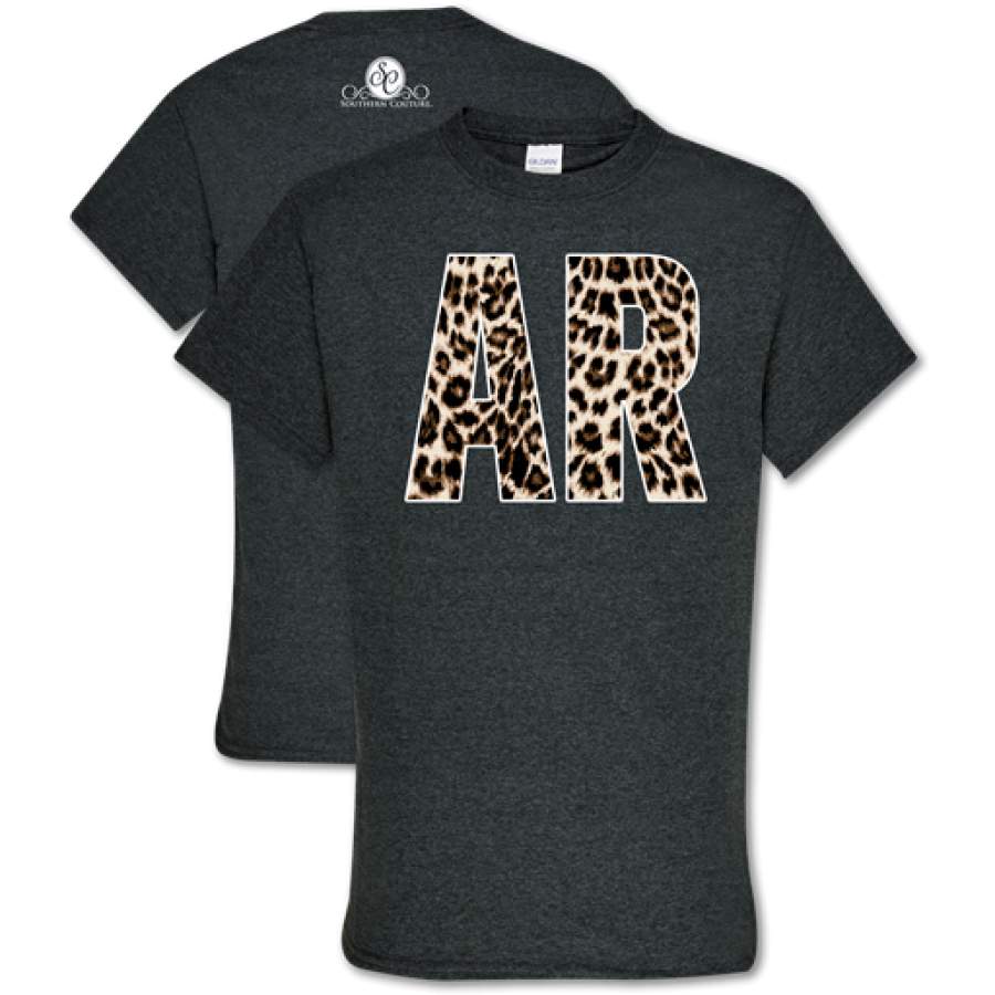 Southern Couture Soft Collection Leopard Arkansas T-Shirt