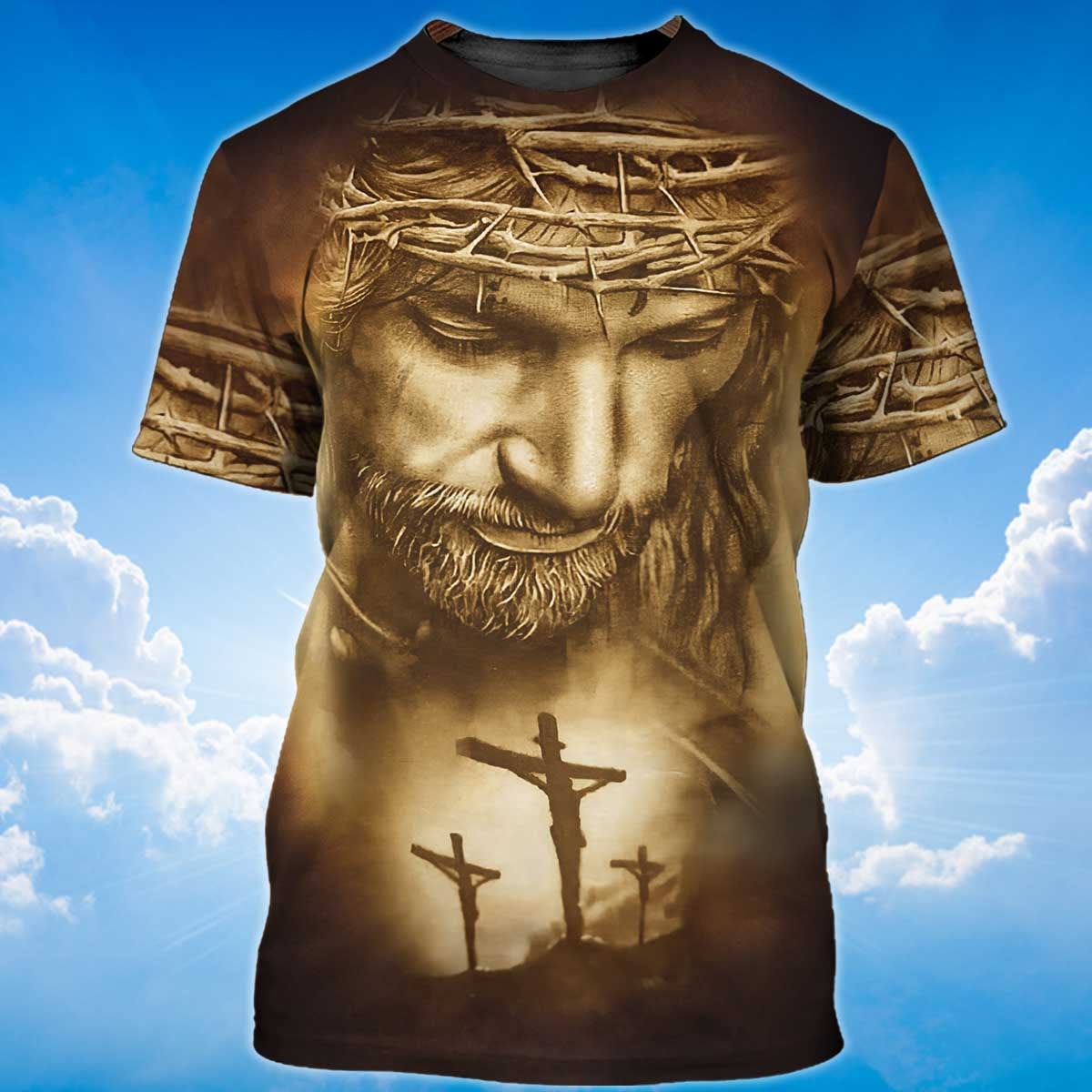 Faith In Jesus Christ T Shirt 3D Jesus Shirt Men Women Coolspod