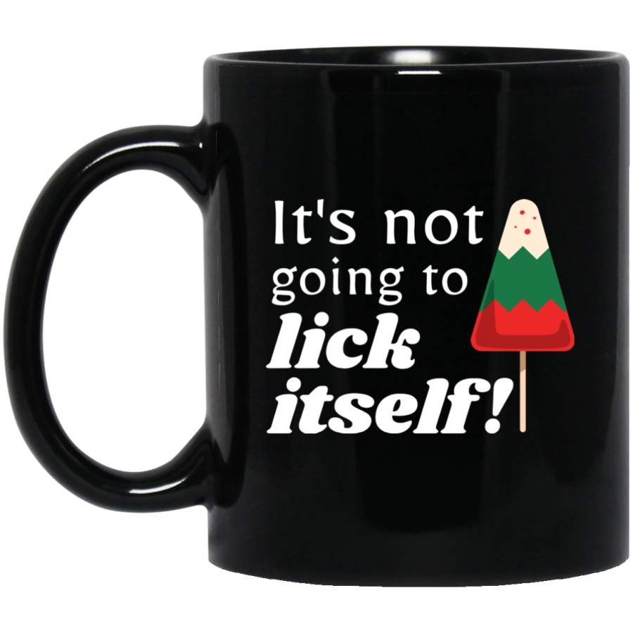 Christmas – Funny Candy Cane Lick – Humor Mugs