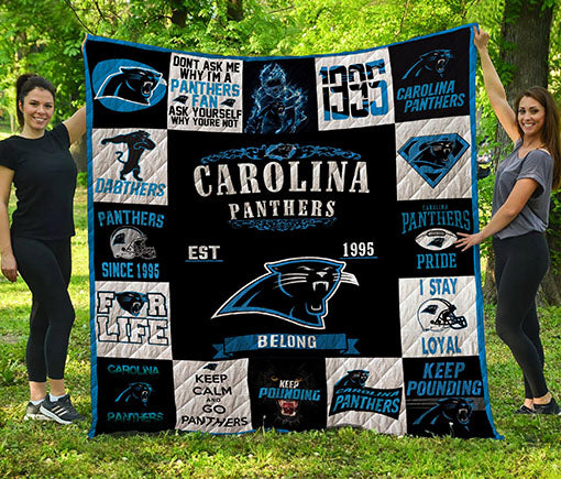 Carolina Panthers Quilt Blanket Lc2