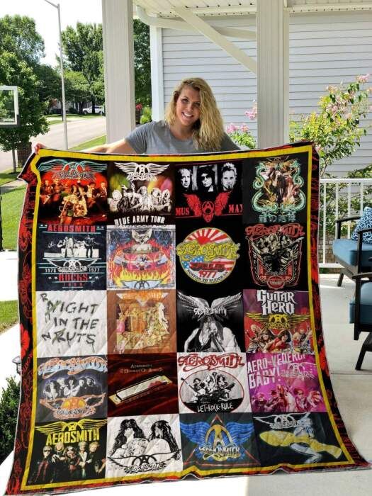 Aerosmith 3D Quilt Blanket, Fleece Blanket