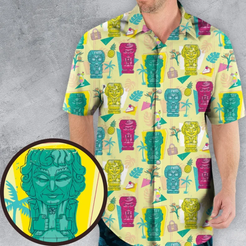 Golden Girls Tiki Shack Aloha Hawaiian Shirt
