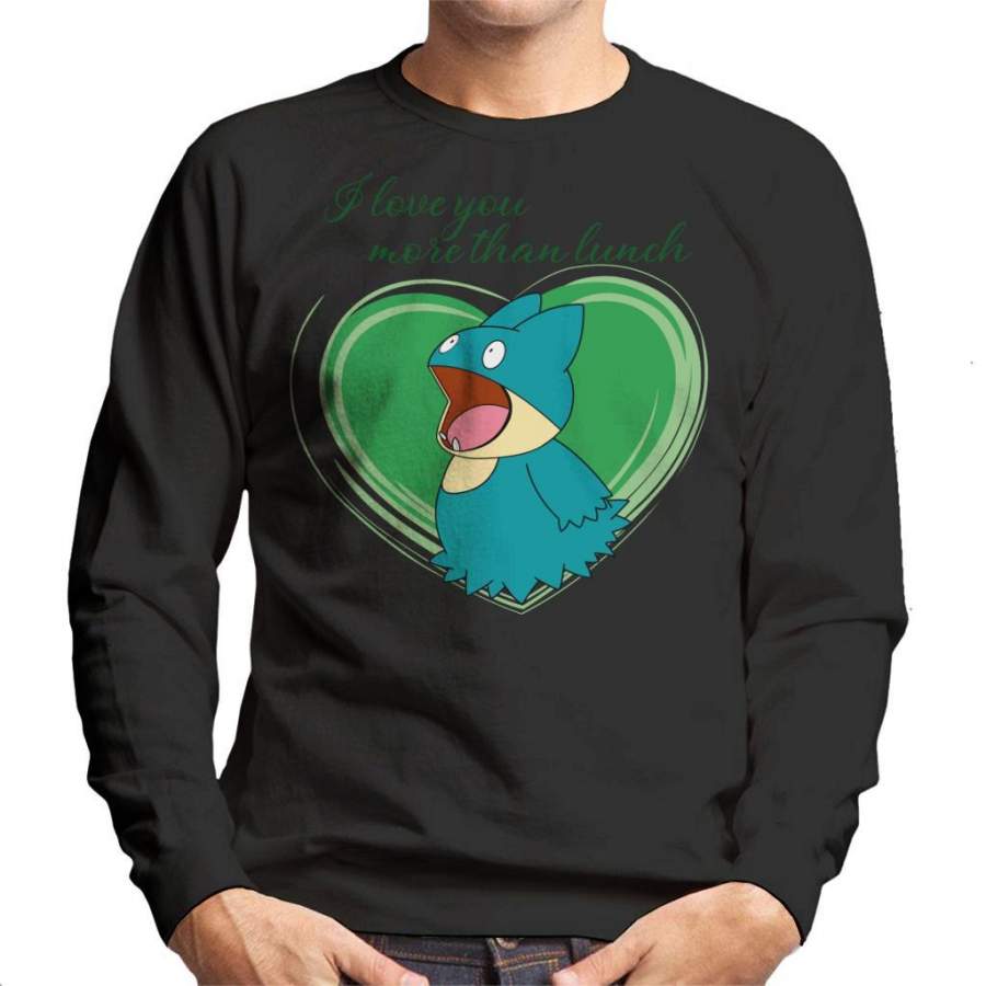 Pokemon Love Munchlax Men’s Sweatshirt