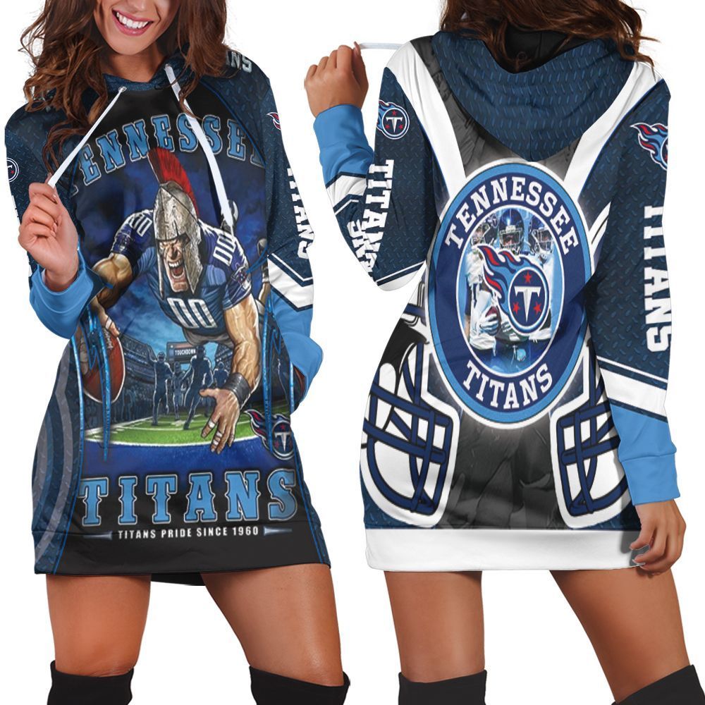 Tennessee Titans Pride Since 1960 Afc South Division Champions Super Bowl 2021 3D Hoodie Dress