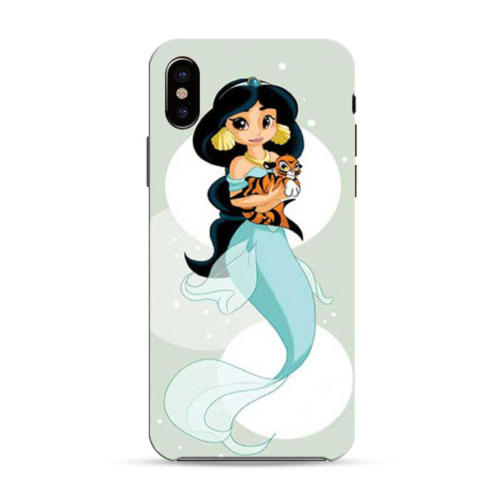 Aladdin Jasmine Mermaid iPhone X 3D Case