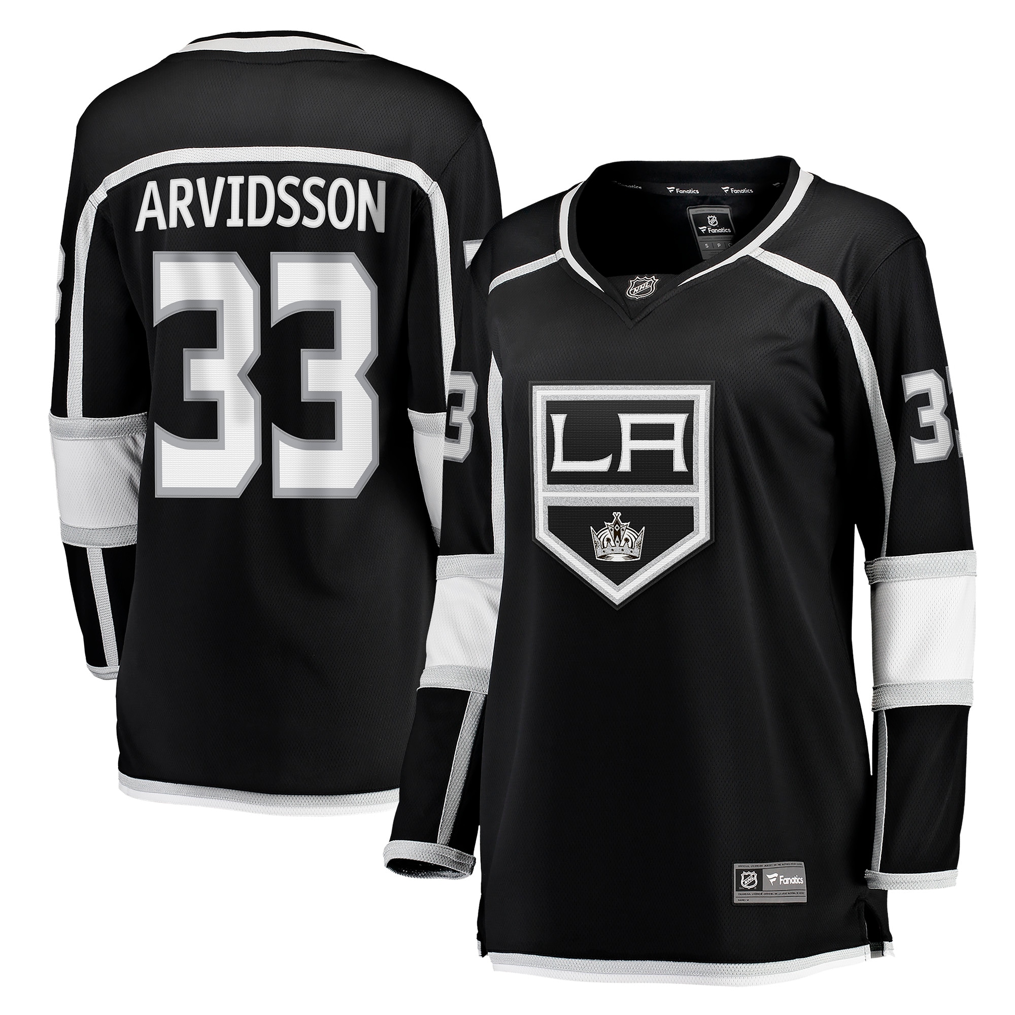 Viktor Arvidsson Los Angeles Kings Branded Women's Home Breakaway Player Jersey – Black