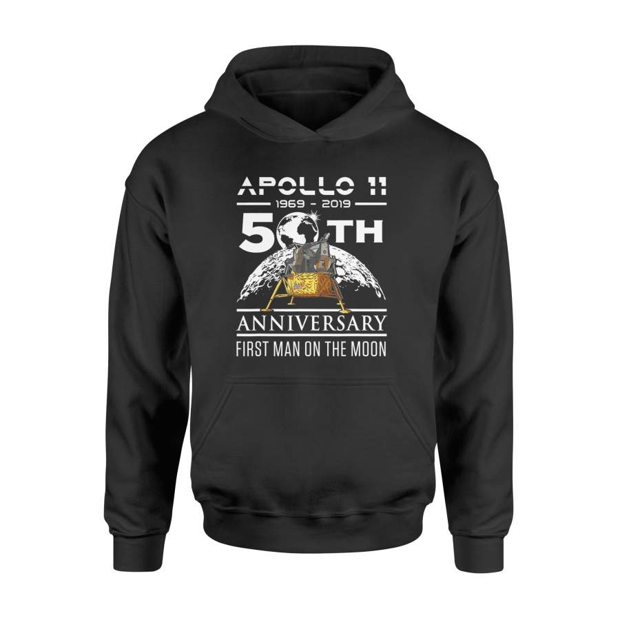 50th Anniversary Apollo 11 1969 with Lunar Lander Shirt – Standard Hoodie