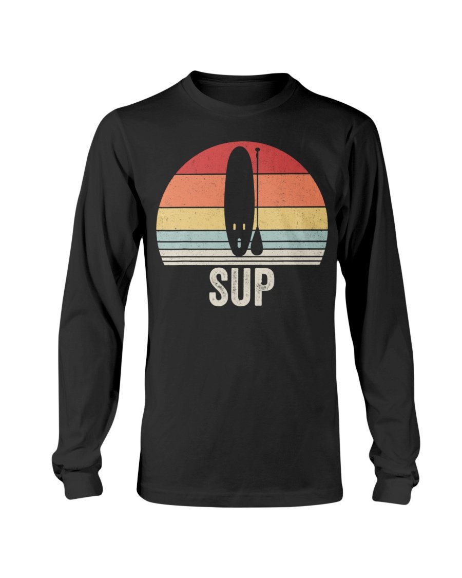 Vintage Retro Stand Up Paddle Board Paddleboarding SUP Sweatshirt & Hoodie