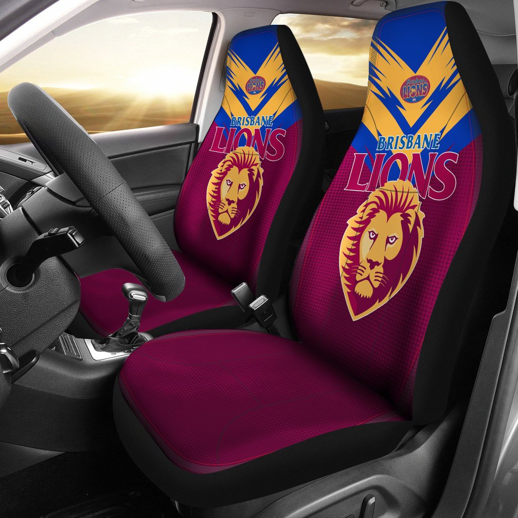 The Brisbane Lions Football Club Car Seat Covers A25