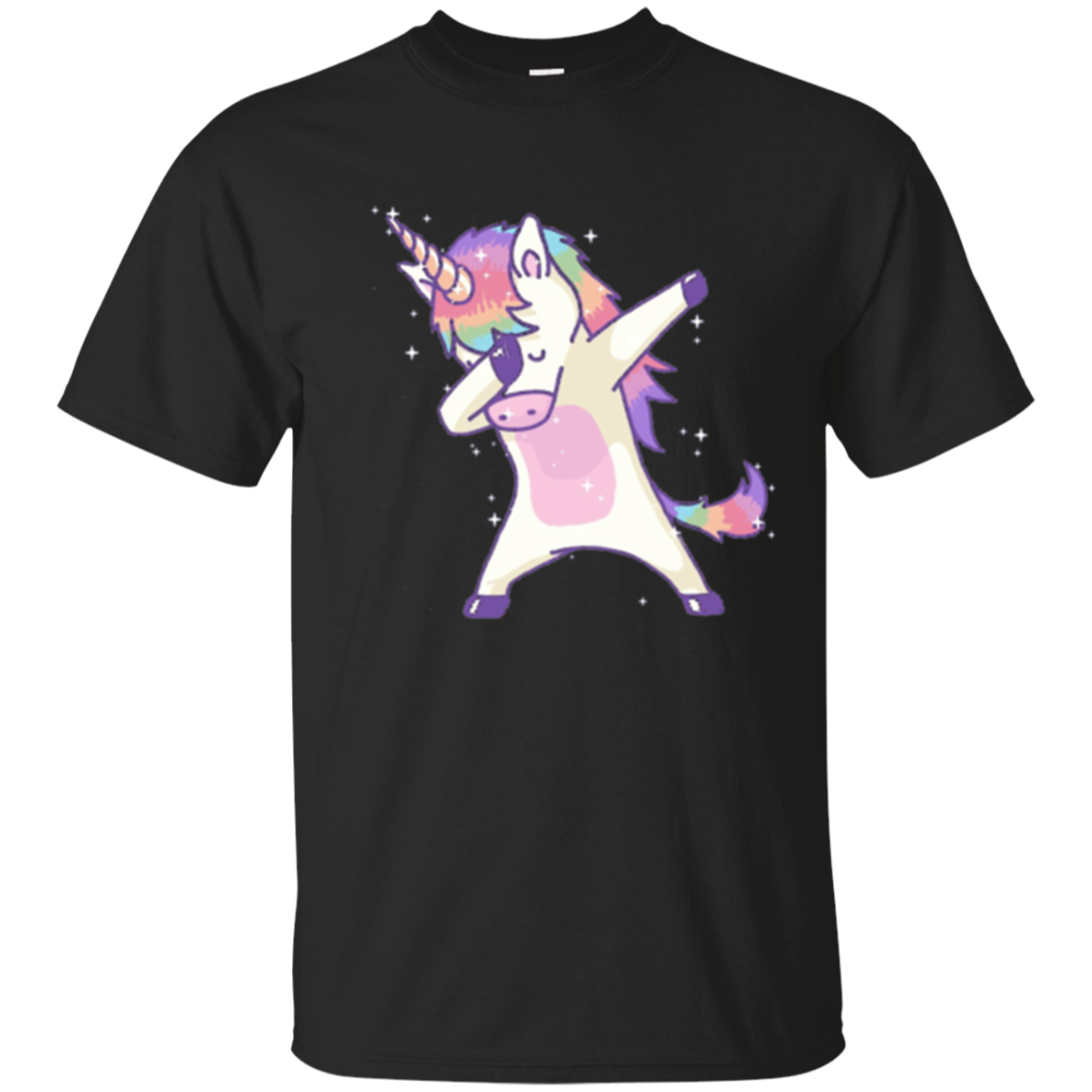 Women’S Dabbing Unicorn Shirt Dab Hip Hop Magic Girl Clothes