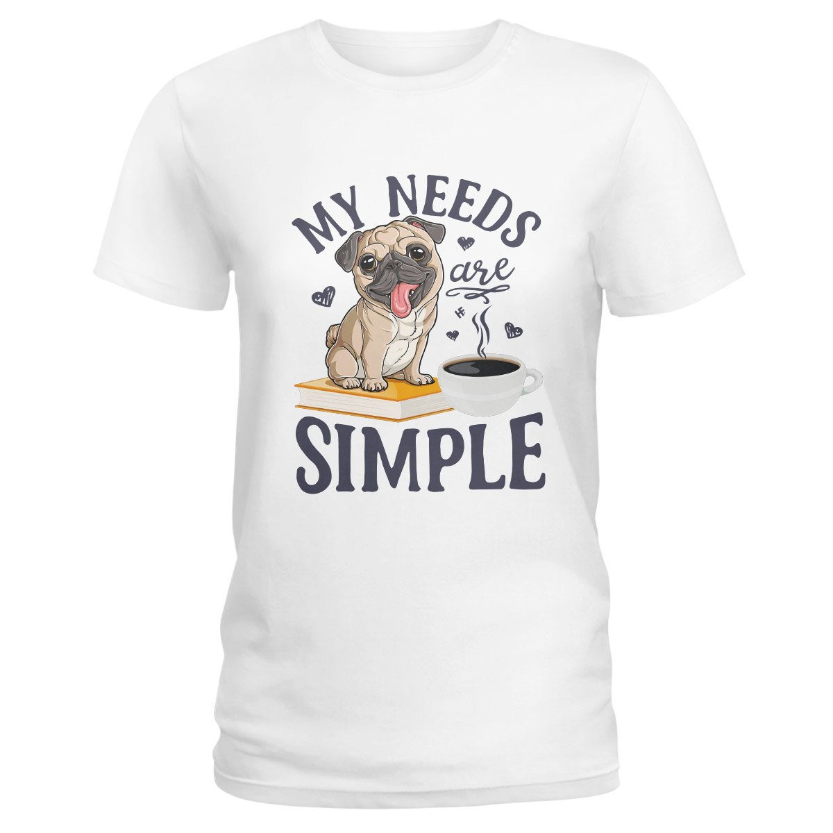 Pug Lovers Shirt 06 Ez01 1009 Ladies T-Shirt