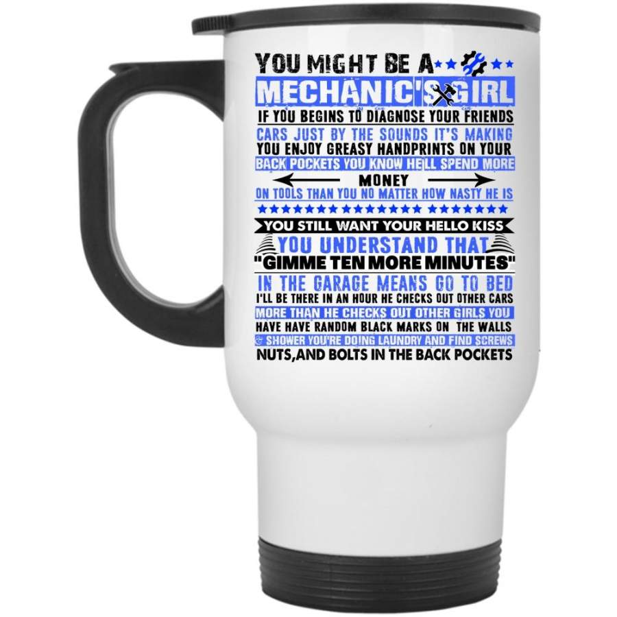 Cool Couple Travel Mug, You Might Be A Mechanic’s Girl Mug