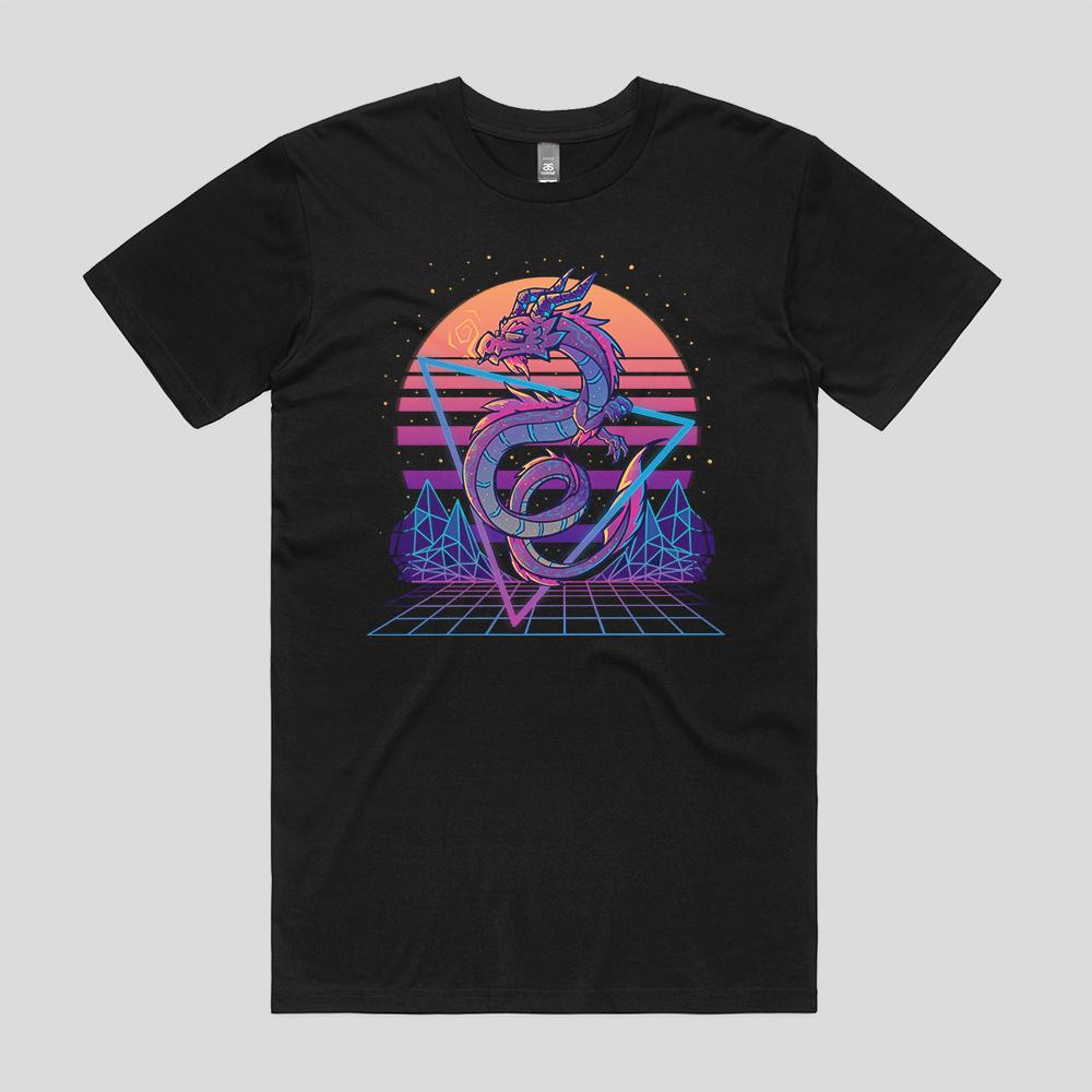 Retrowave Dragon Aesthetic T-Shirt