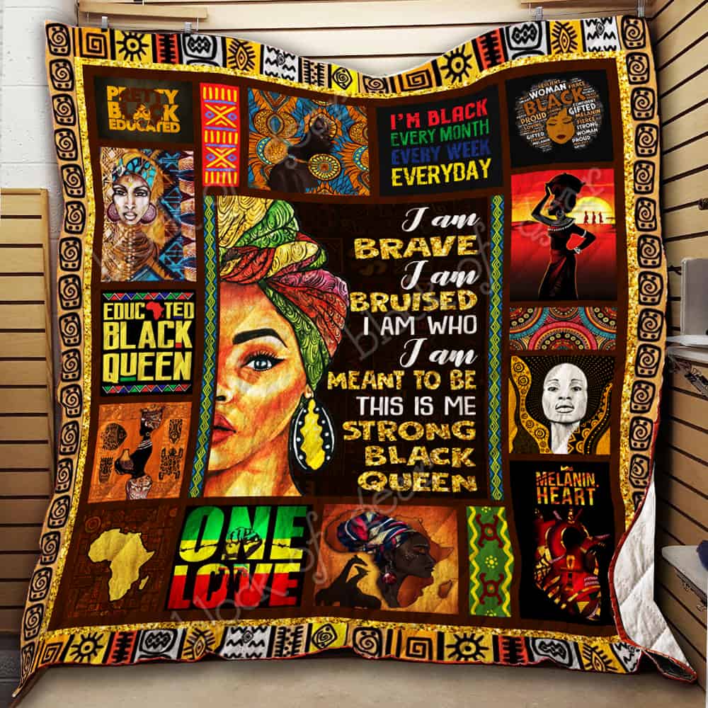 Strong Black Queen Quilt