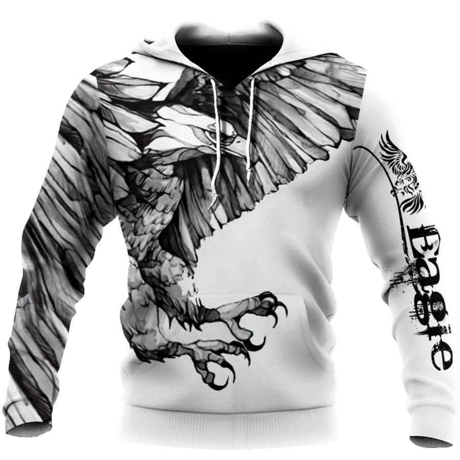 The Great Eagle Tatoo 3D All Over Print Hoodie HHT2108207