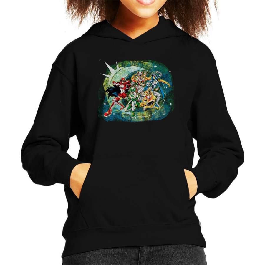 Power Rangers Sailor Moon Mix Kid’s Hooded Sweatshirt
