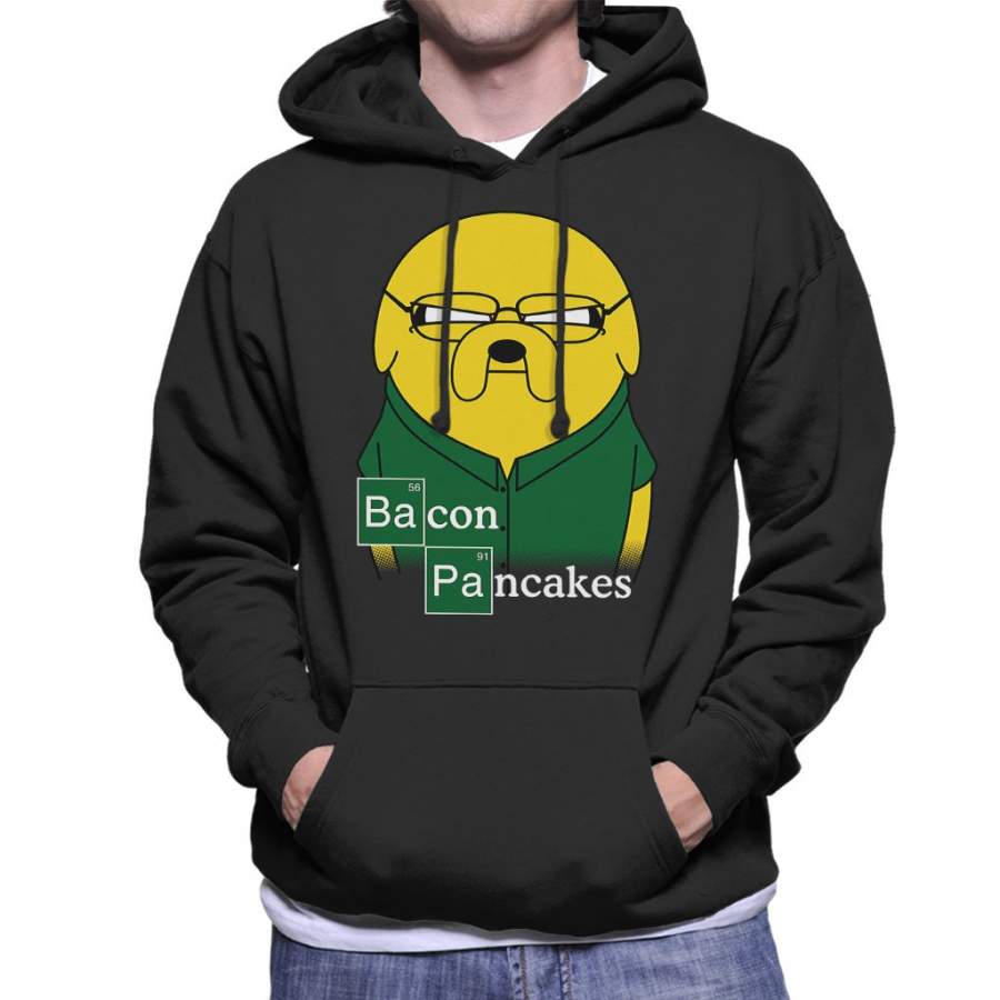 Breaking Bad Bacon Pancakes Adventure Time Men’s Hooded Sweatshirt