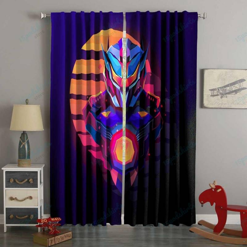 3D Printed Pacific Rim Minimal Custom Living Room Curtains