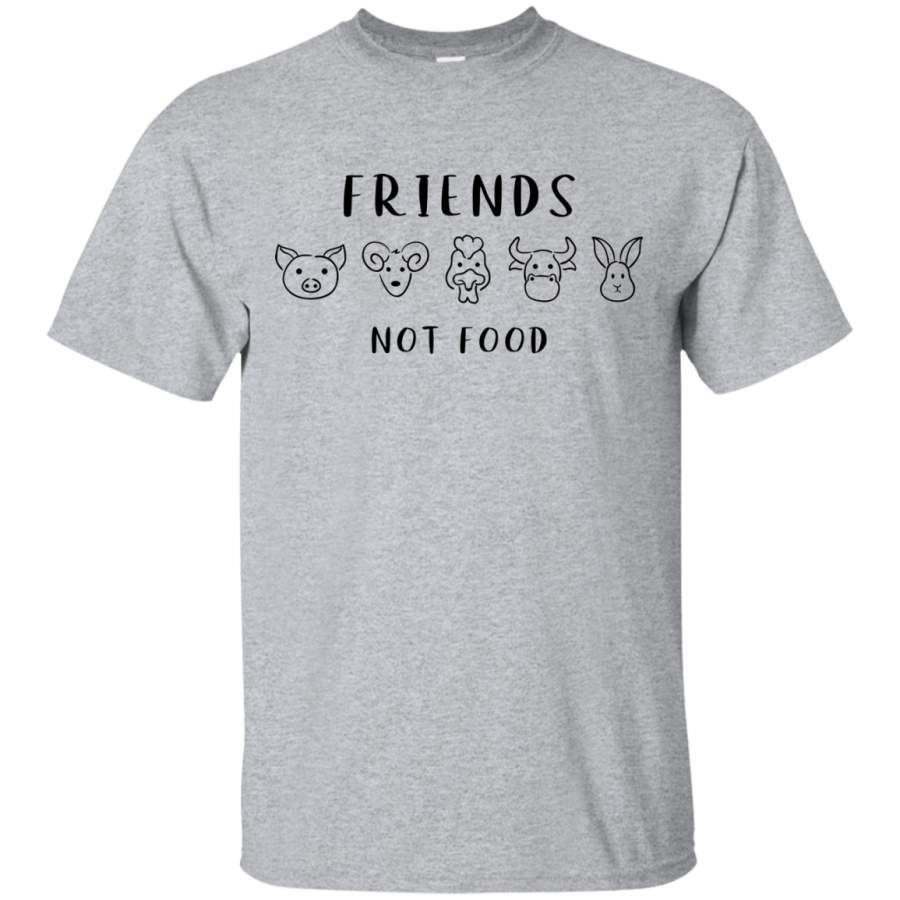 AGR Animal Are Friends Not Food Shirt