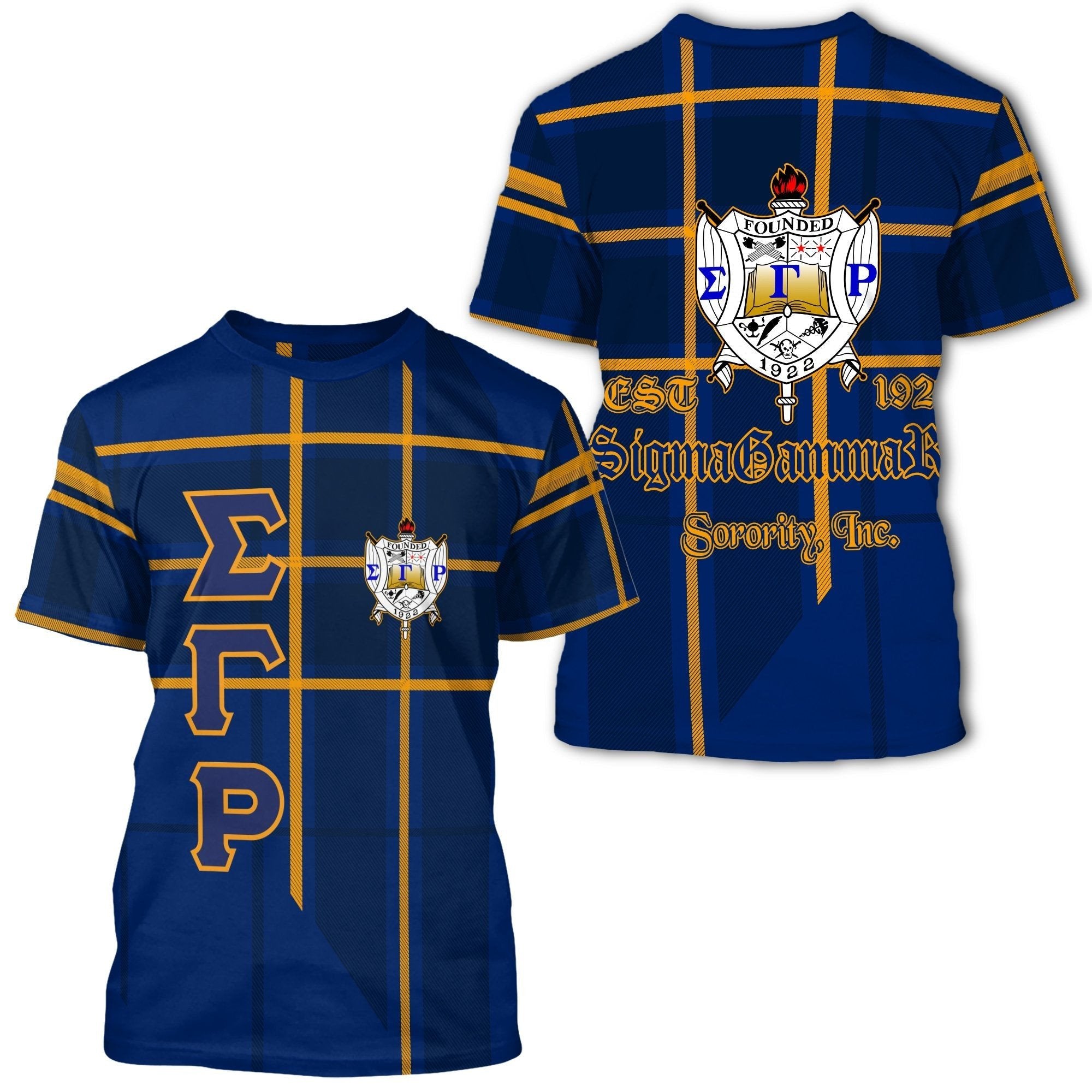 Sorority Tshirt – Sigma Gamma Rho Burberr Style Tshirtn