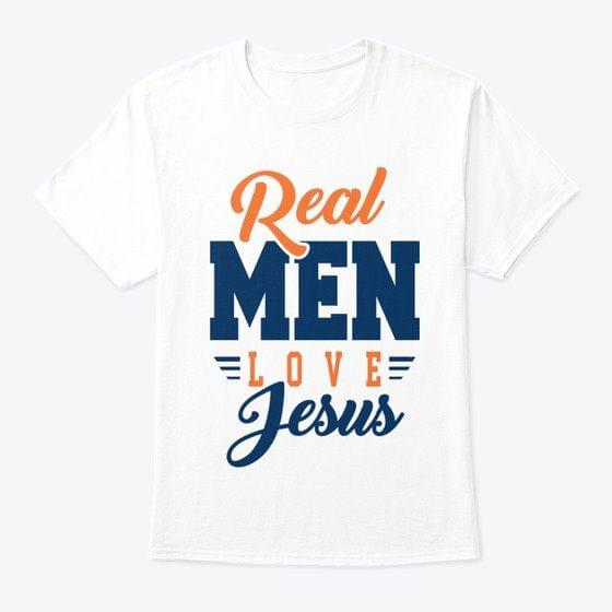 Real Men Love Jesus God Lovers Standard Men T-shirt