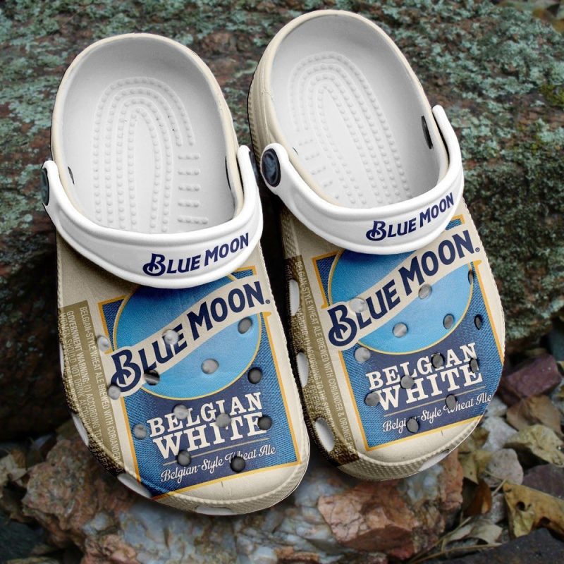 Blue Moon Belgian Classic A124 Gift For Lover Rubber clog Shoes Comfy Footwear 2