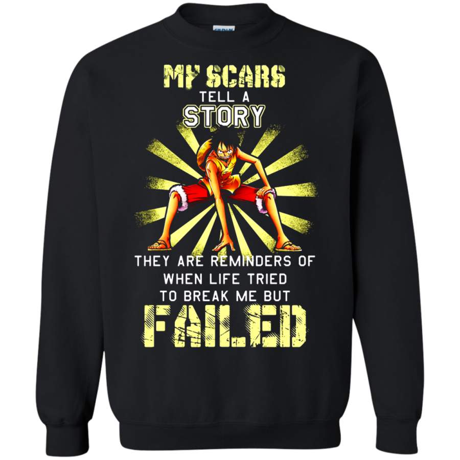 AGR Luffy – My Scars Tell A Story One Piece Sweatshirt