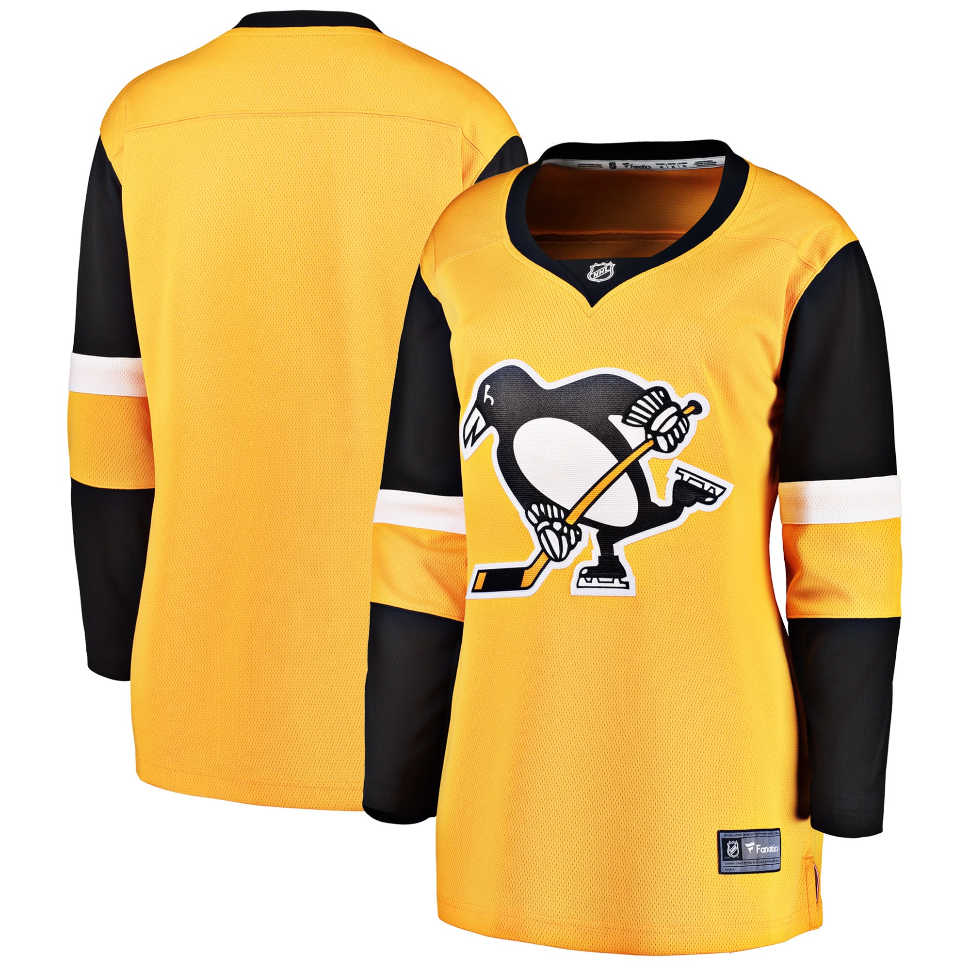 Women's Pittsburgh Penguins Gold Alternate Breakaway Jersey