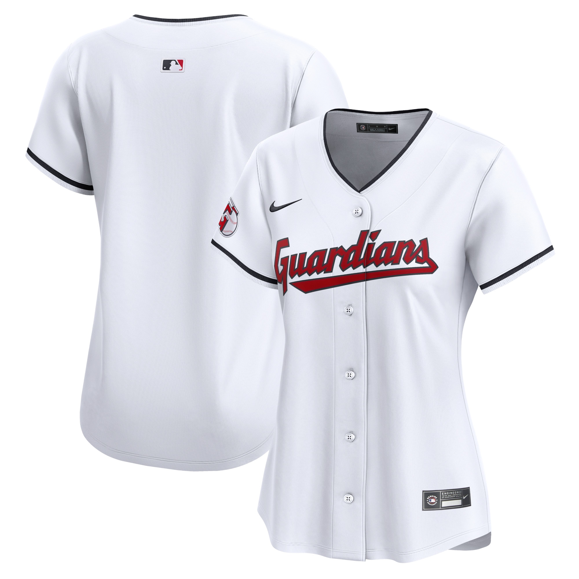 Cleveland Guardians Women's Home Limited Jersey – White