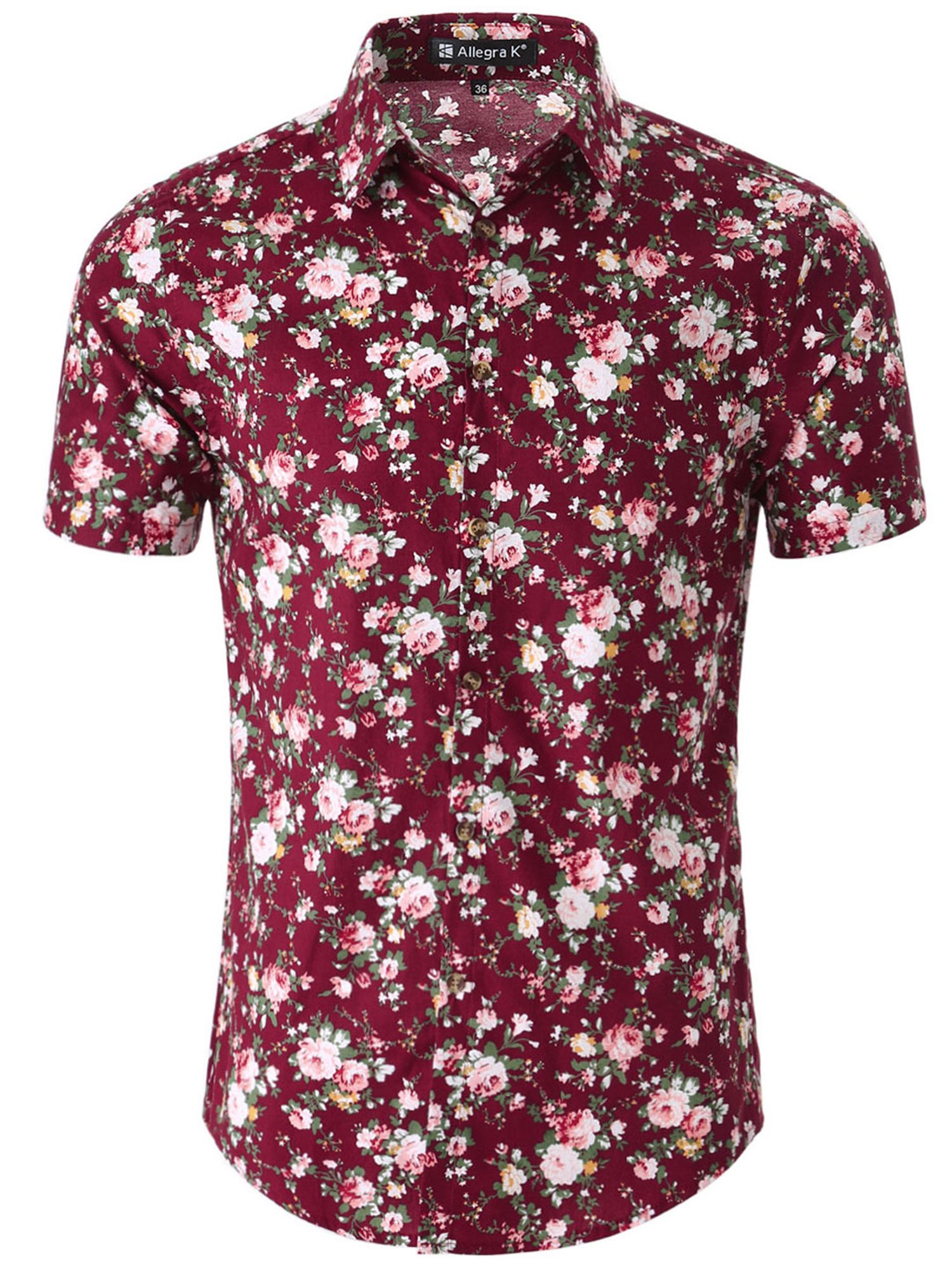 Floral Red Nice Design Hawaii Shirt Ha53723