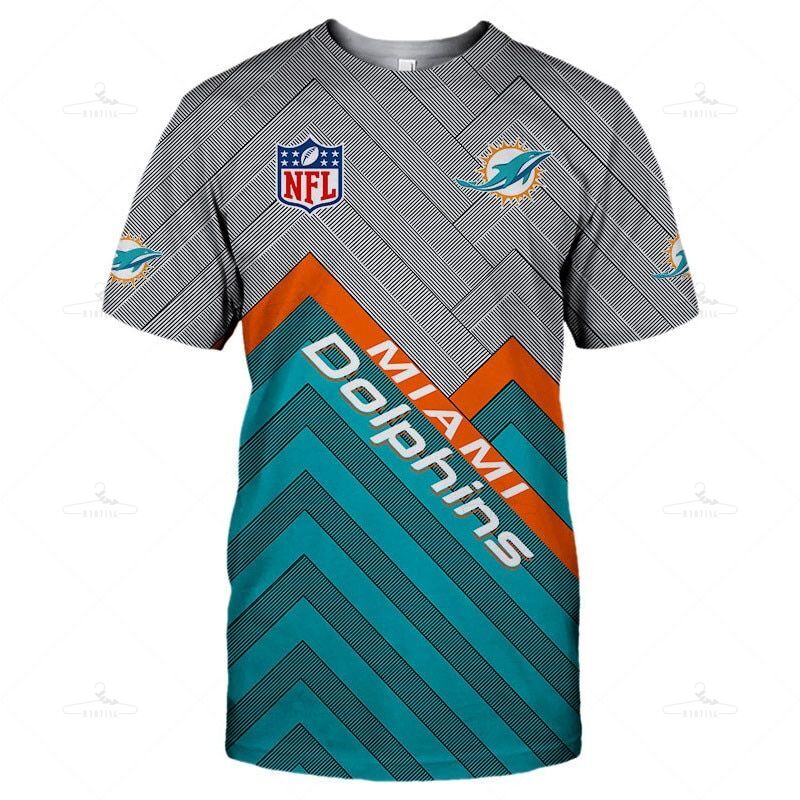 Miami Dolphins T-Shirt Short Sleeve Custom  Gift S