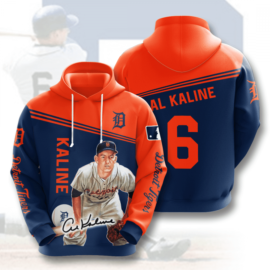 Detroit Tigers Al Kaline All Over Printed Hoodie