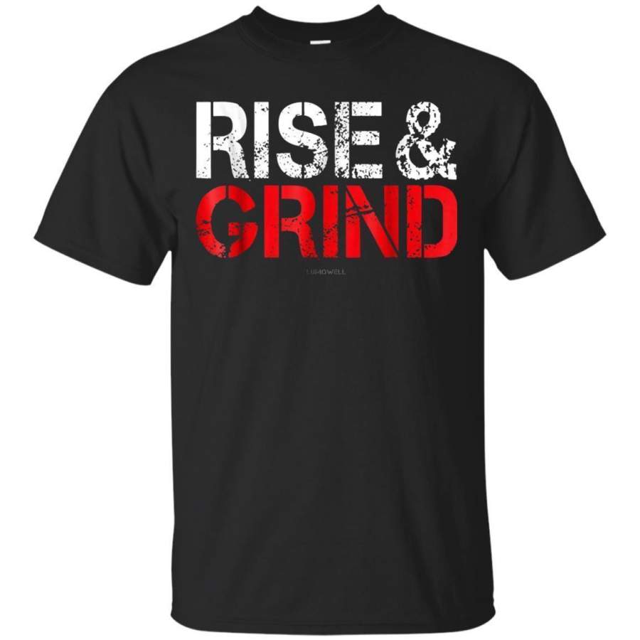 AGR Rise And Grind Tshirt Motivational Gym Shirt Jaq T-shirt