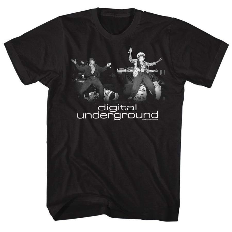 American Classics Digital Underground Humpty Hump Tupac Dancing On Stage Rapping Adult T-Shirt Tee