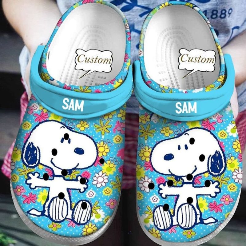 Snoopy Crocs Clogs Comfortable Crocband Shoes for men women