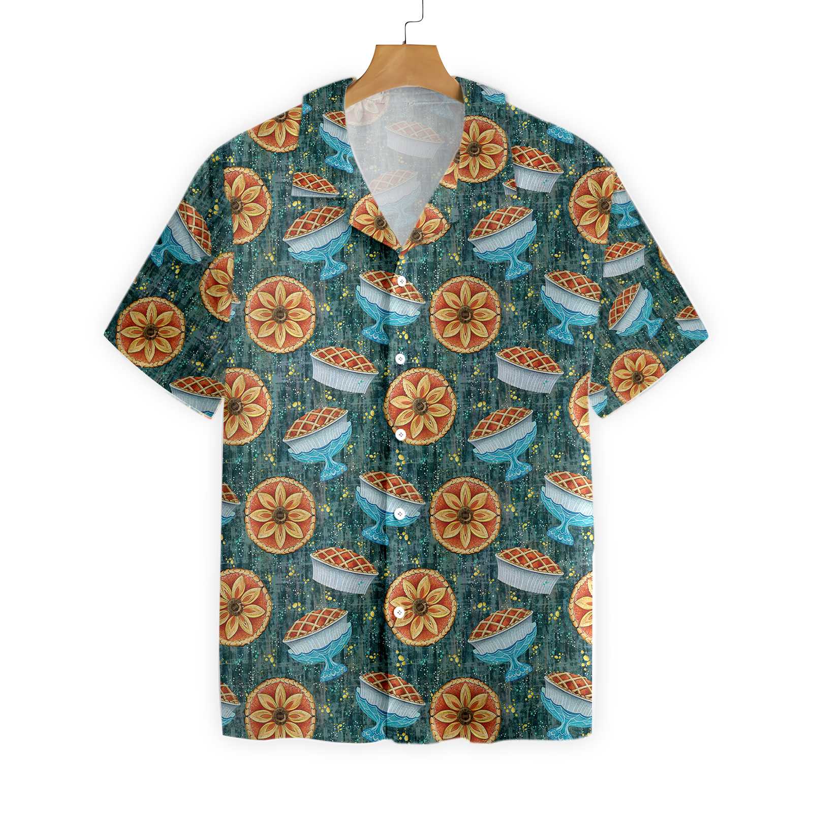 Thanksgiving Autumn Pie Hawaii Shirt Ha73251