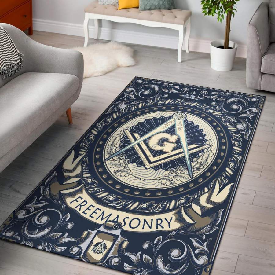 Freemason area rug