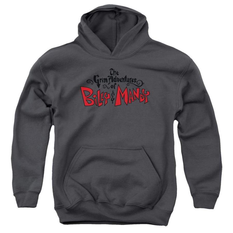 The Grim Adventures of Billy & Mandy Grim  Logo Youth Hoodie (Ages 8-12)