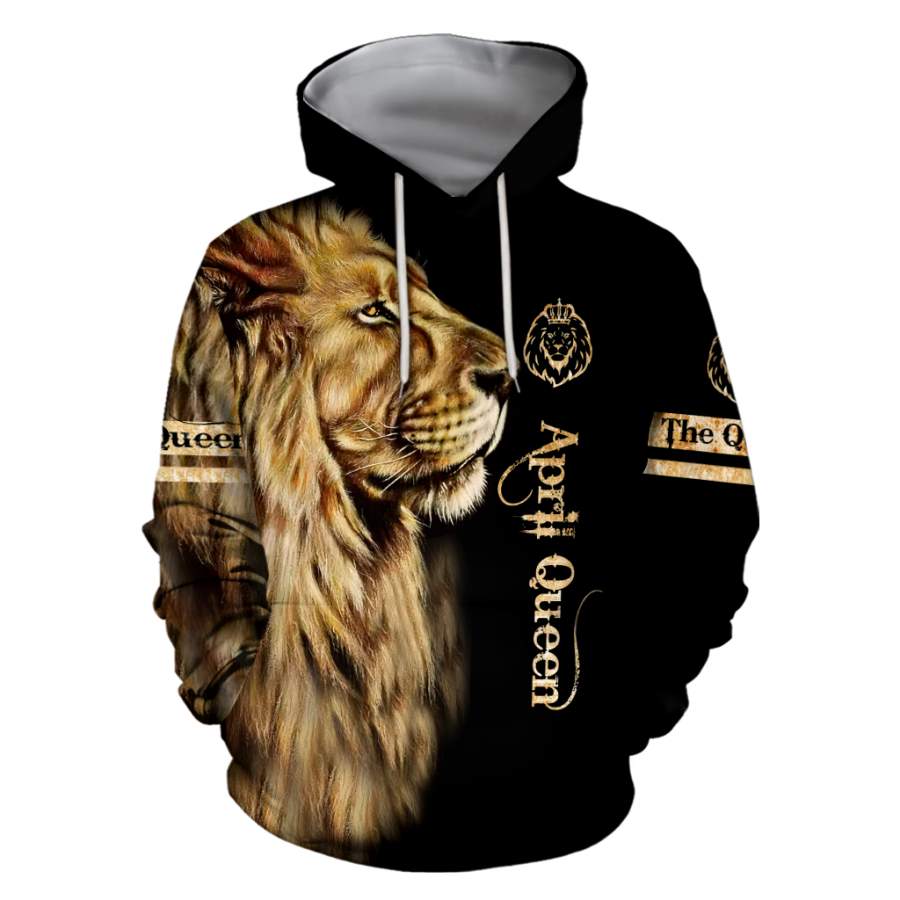 April Lion Queen 3D All Over Printed Shirt for Women