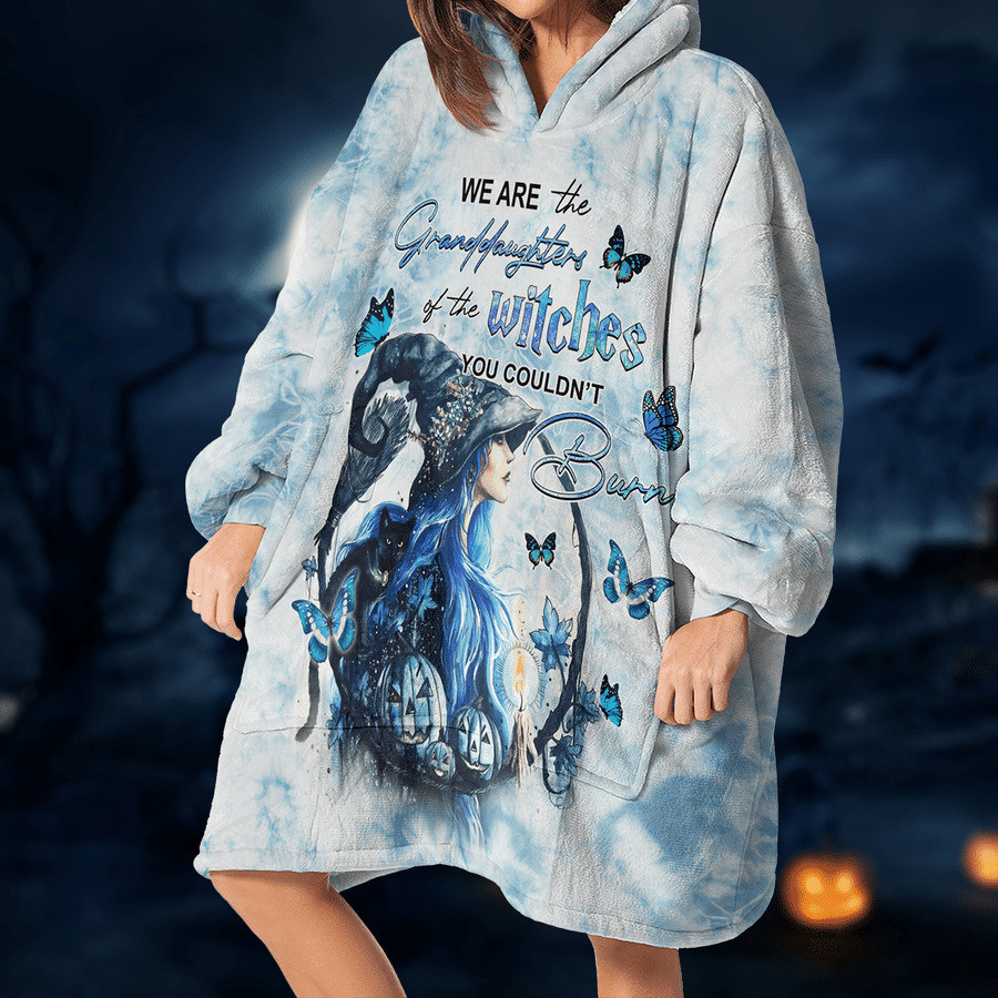 Halloween Gifts Gift For Witch We Are The Daughters Of The Witches You Could Not Burn Witch Wearable Blanket Snug Hoodie For Teens And Adults Hg