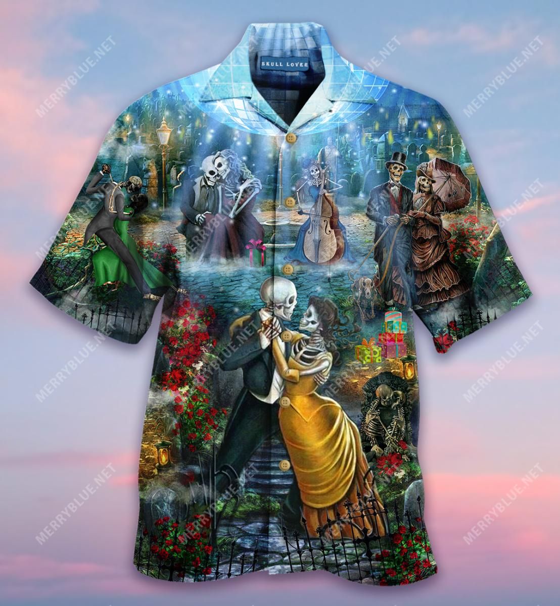 Skull Lover Aloha Hawaii Shirt Colorful Short Sleeve Summer Beach Casual For Men And Women Ha32823