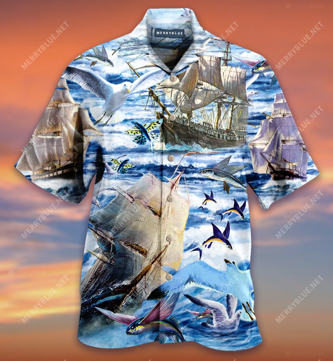 Sailing Flying High Unisex Hawaii Shirt Ha77815