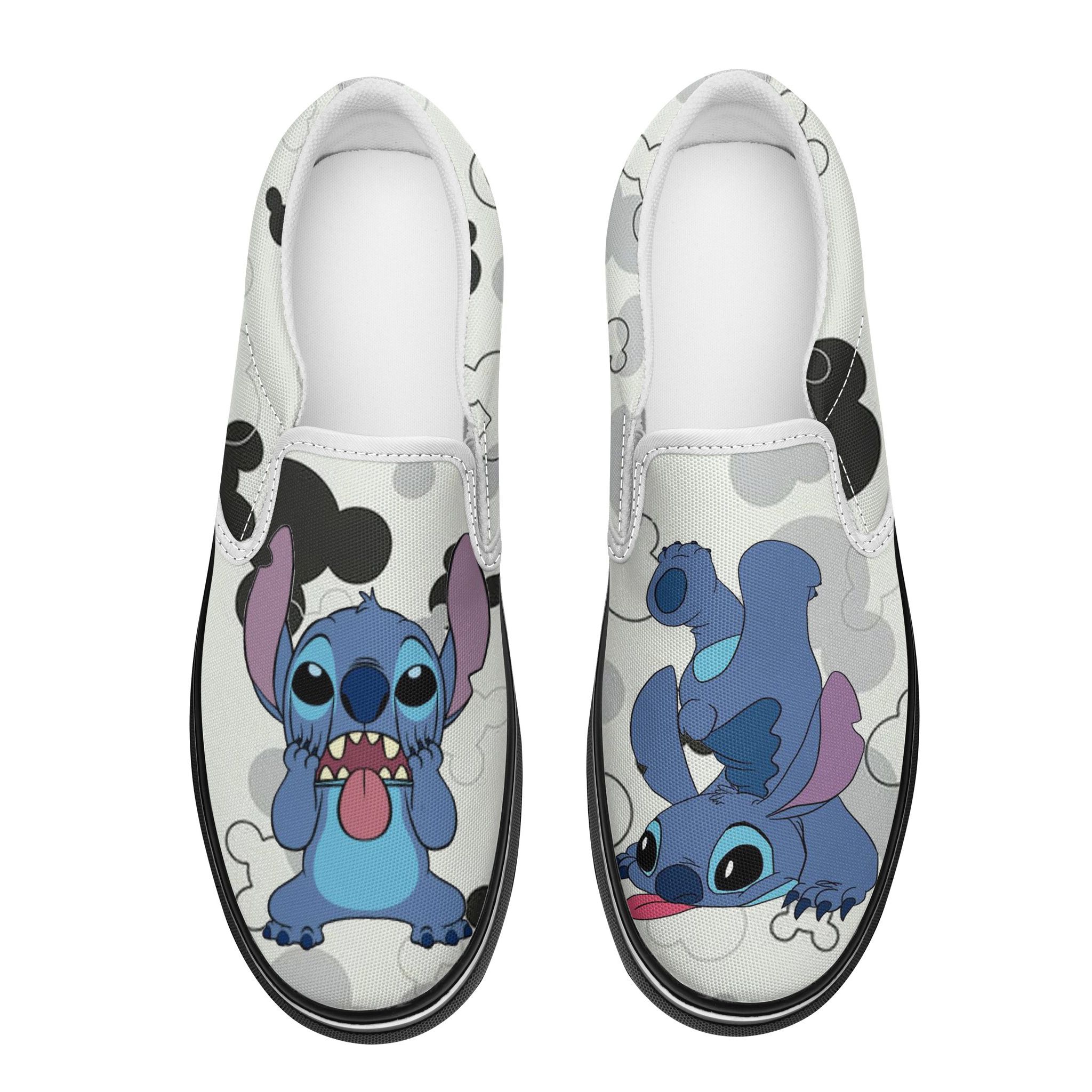 Stitch Cartoon Lilo And Stitch1 For Men And Women Art Sneaker Design Gift For Fans Custom Shoes Slip On Shoes