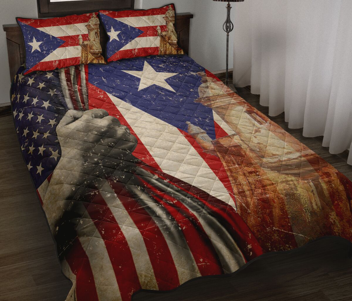 Puerto Rican American Puerto Rican Quilt Set 0622