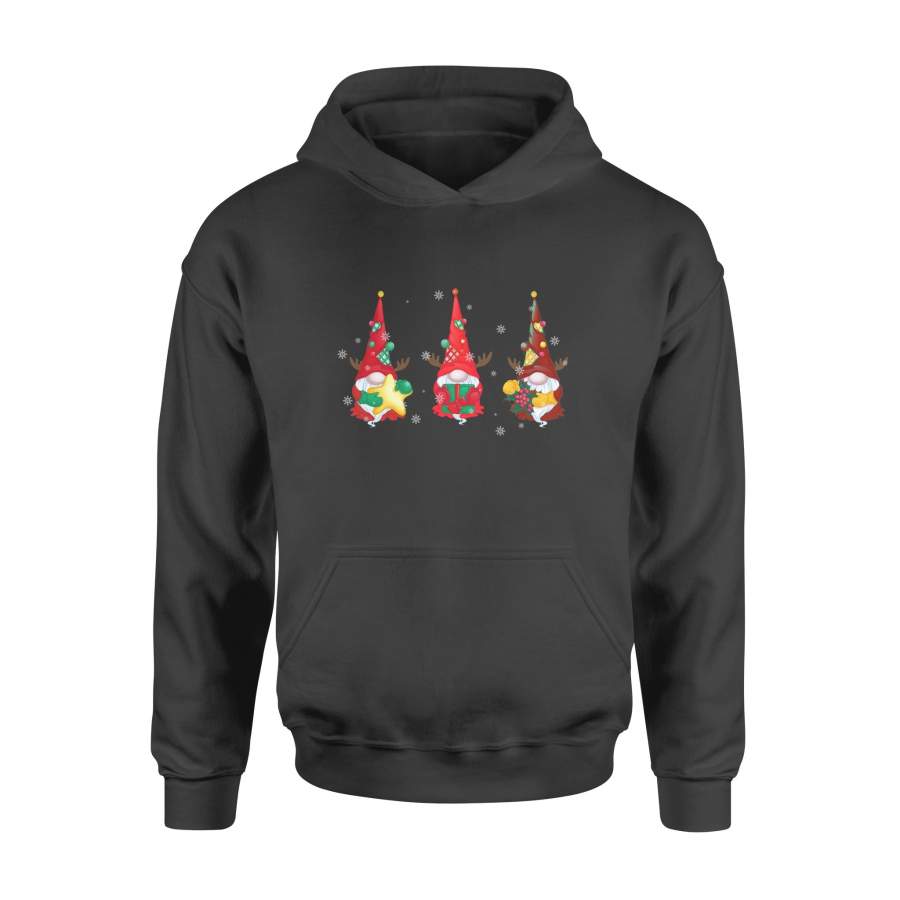 Three Nordic Gnomes Winter Christmas Hoodie