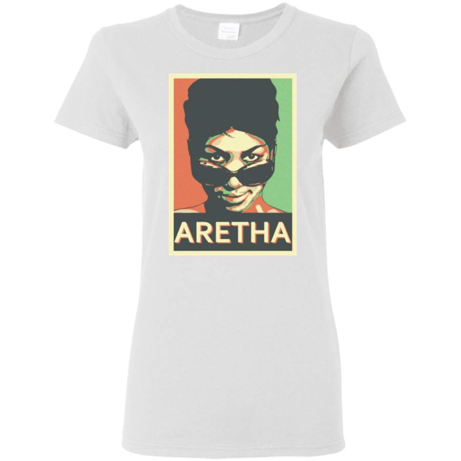 AGR Aretha Franklin Womens T-Shirt