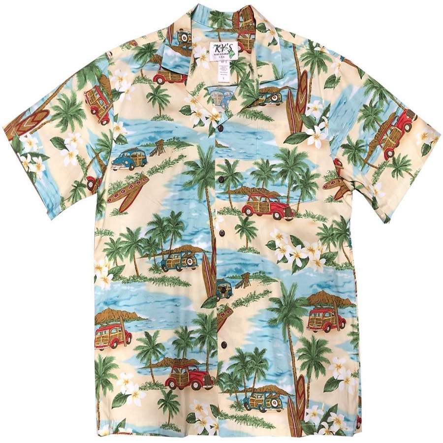Surfboard Beach Patrol Blue Hawaiian Shirt - Pinotee Store